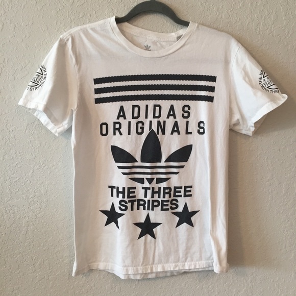 three stripe t shirt